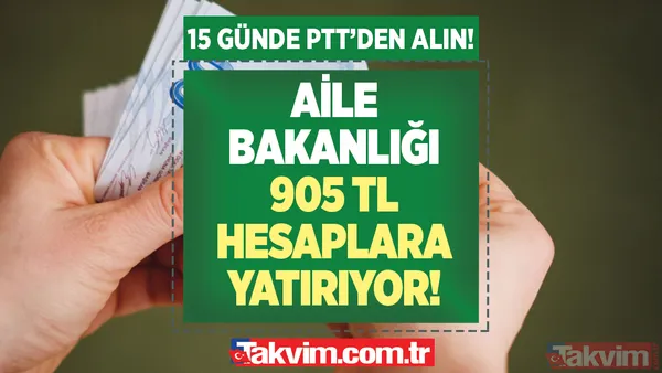 15 günde PTT'den alabilirsiniz! 905 TL ödeme yapılıyor! Aile Bakanlığı TC kimlikle kayıt yapana karşılıksız para veriyor! 12 ay boyunca... - 1