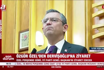 Özgür Özel’den Müsavat Dervişoğlu’na ziyaret!