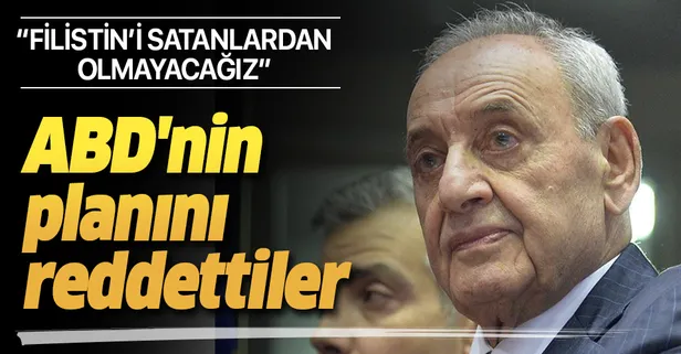 Lübnan'dan açıklama: Filistin'i satanlardan olmayacağız