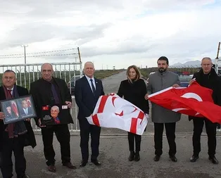 KKTCli milletvekillerinden İHAların konuşlandığı Geçitkale Havaalanına ziyaret