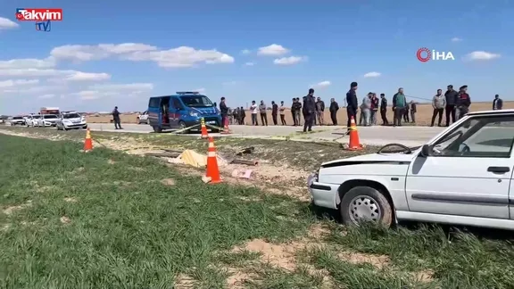 Aksaray Eskil'de feci kaza: 1 ölü, 2 ağır yaralı!