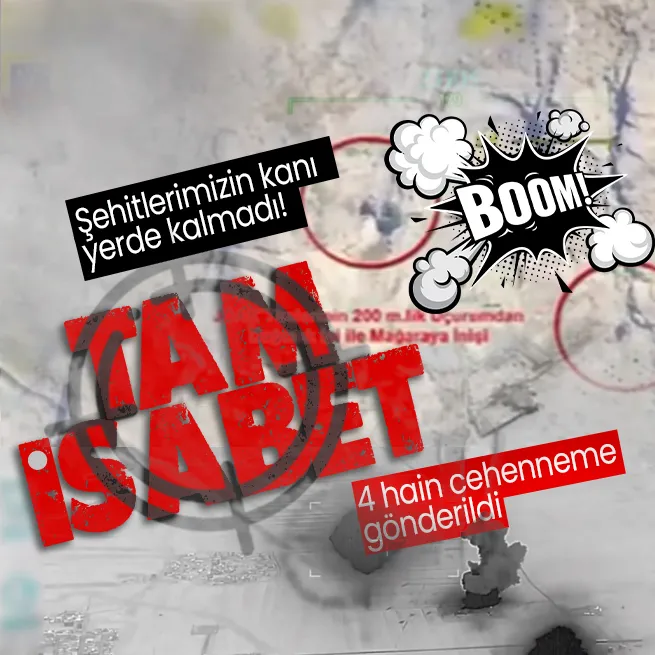 Bakan duyurdu! Terör örgütüne Gürz-2 darbesi! 4 terörist paketlendi