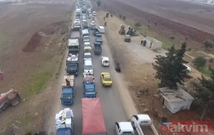 Başkan Erdoğan dikkat çekmişti! İdlib’ten sınıra yoğun göç dalgası sürüyor