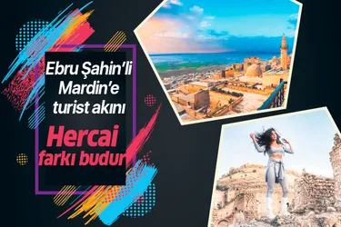Hercai'nin başrolü Ebru Şahin ile Mardin
