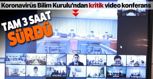 Son dakika: Koronavirüs Bilim Kurulu üyeleri, Çinli bilim insanlarıyla video konferansla görüştü