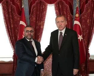 Erdoğan, Halid El-Meşri’yi kabul etti