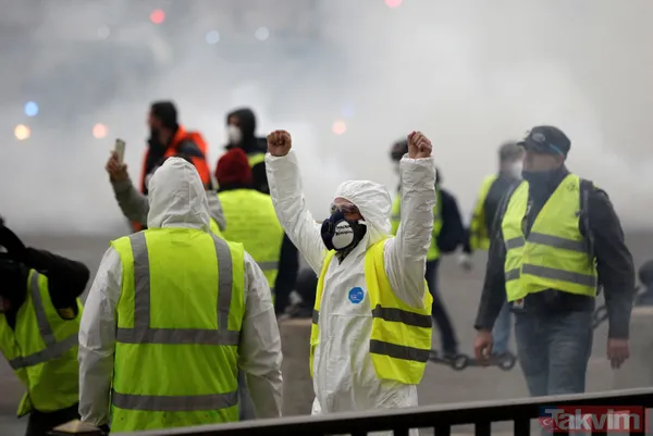 Fransa'daki Sarı Yelekliler'in eyleminde Gezi Parkı izleri - 20