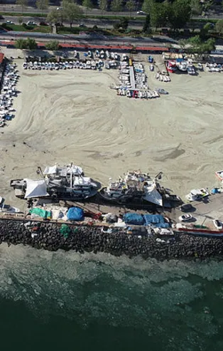 Marmara Denizi'ndeki deniz salyasına karşı Çevre ve Şehircilik İl Müdürlüklerine talimat verildi