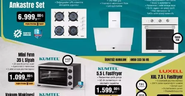 Süpürge 999 TL, Blender set 899 TL, Kaşmir halı 799 TL: 30 Ocak - 2 Şubat 2024 BİM AKTÜEL ürünler kataloğu yayımlandı!