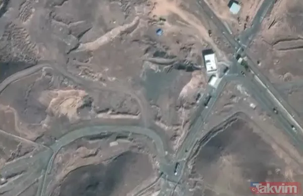 İran'ın Fordo operasyonu uydu kamerasında! ABD vurmadan iki gün önce olağandışı kamyon trafiği... Uranyumu naklettiler - 14