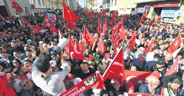 Başkan Erdoğan Köln'de Türk vatandaşlara seslendi