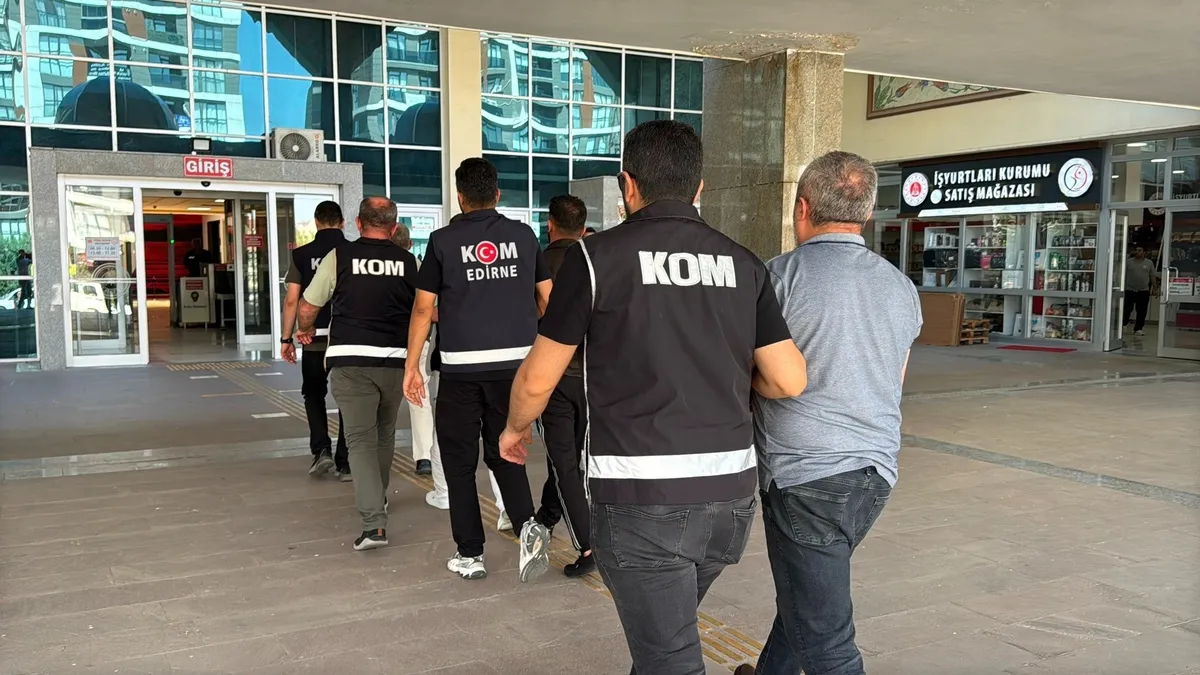 Edirne'de suç örgütü operasyonunda tutuklanan şüphelilerden pişkin diyalog: "Adam öldürmedik, bir şey yok"