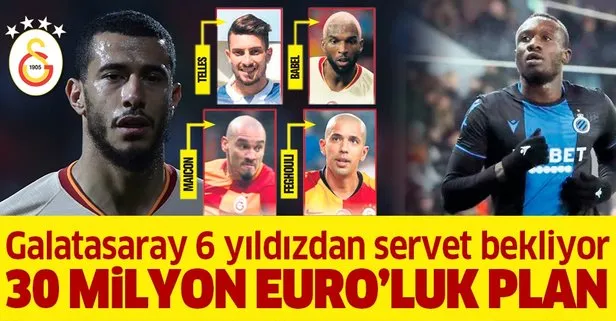 Galatasaray’da 30 milyon Euro’luk plan