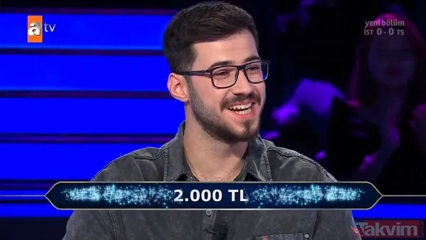 Kenan İmirzalıoğlu'nun sunduğu Kim Milyoner Olmak İster'de hareketleri ve cevaplarıyla geceye damga vuran yarışmacı! - 12