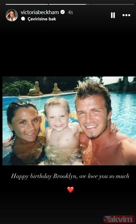 Anne ve baba yüreği dayanamadı: Brooklyn Beckham'a doğum gününde zeytin dalı uzatıldı - 4