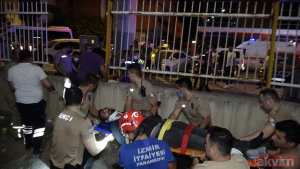 SON DAKİKA: İzmir'de hafif ticari araç İZBAN raylarına uçtu: 1 ölü 5 yaralı - 1