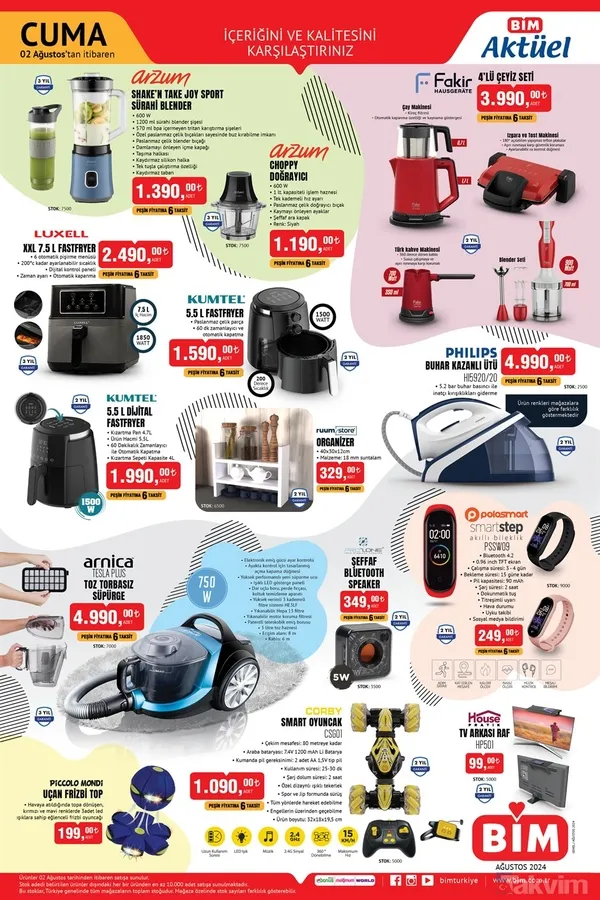 Perde 179 TL, Yastık Alezi 34 TL, Paspas 99 TL... 6'lı 149 TL! BİM aktüel 2-6 Ağustos kataloğu yayımlandı! - 1