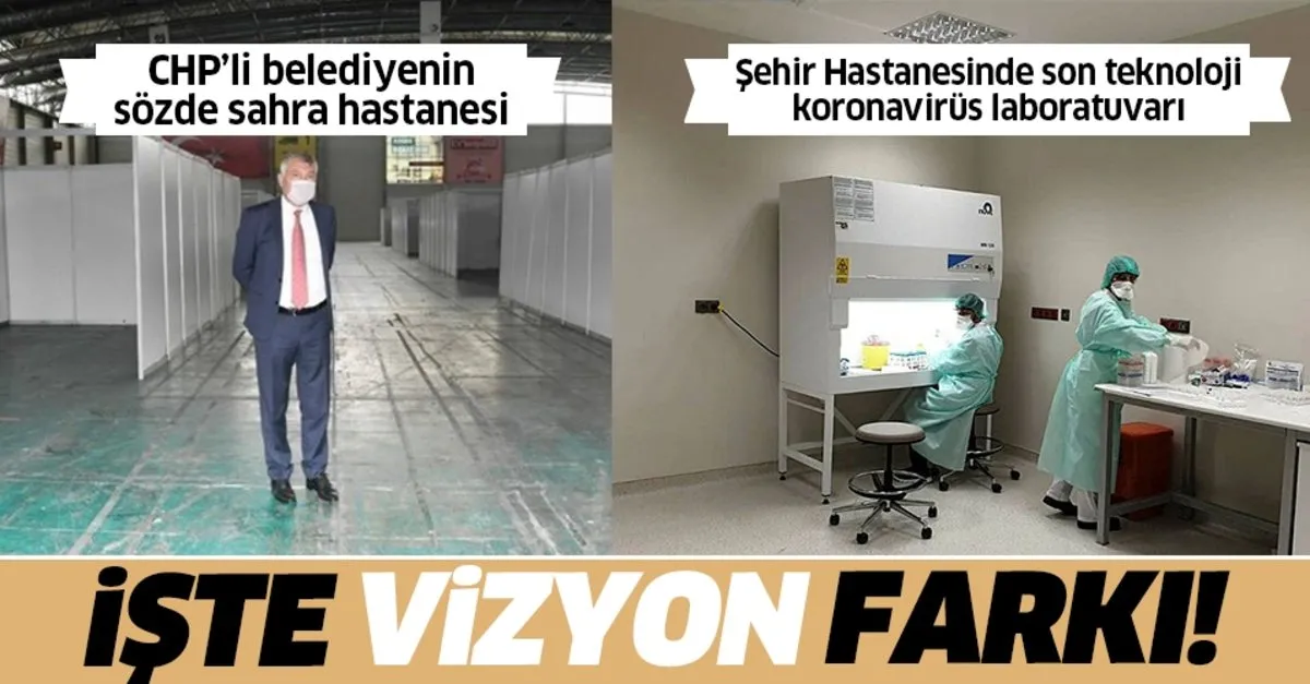 Iste Vizyon Farki Chp Li Belediye Tarafindan Sozde Sahra Hastanesi Kurulan Adana Da Son Teknoloji Koronavirus Laboratuvari Takvim