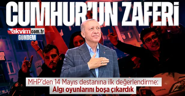 Son dakika: MHP'den 14 Mayıs seçimlerine ilişkin ilk açıklama: Erdoğan açık ara birinci gelecek