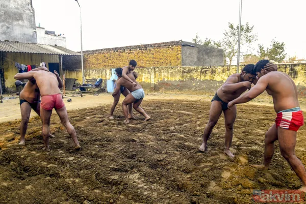 Hindistan'da güreşçiler böyle yetişiyor - 11