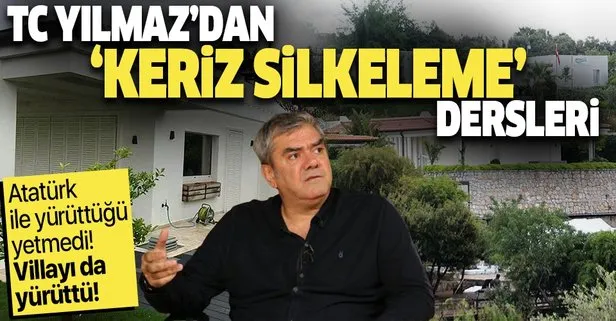 Sözcü yazarı Yılmaz Özdil’den keriz silkeleme dersleri! Villayı yürüttü, kaçak yapıları ekledi