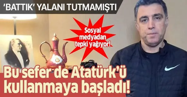 FETÖ’cü Hakan Şükür zora girince Atatürk’ü kullanmaya başladı!