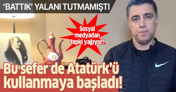FETÖ'cü Hakan Şükür zora girince Atatürk'ü kullanmaya başladı!