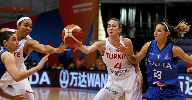 Potanın perileri mağlubiyetle başladı! Türkiye 54 -57 İtalya