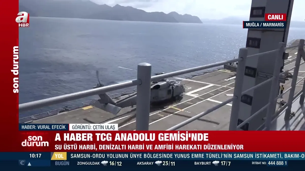 A Haber ‘’DENİZKURDU 2024’’ tatbikatında