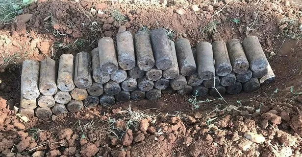 PKK’lı teröristlerin 49 bombası toprağa gömülü halde bulundu