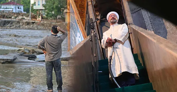 Diyanet İşleri Başkanı Ali Erbaş, selden etkilenen vatandaşlara geçmiş olsun dileklerini iletti