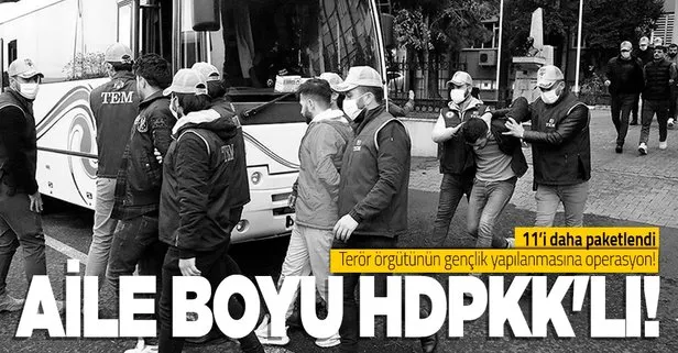 Son dakika! PKK’nın gençlik yapılanmasına operasyonda 11 tutuklama: Aralarında HDP Tekirdağ il başkanının oğlu da var