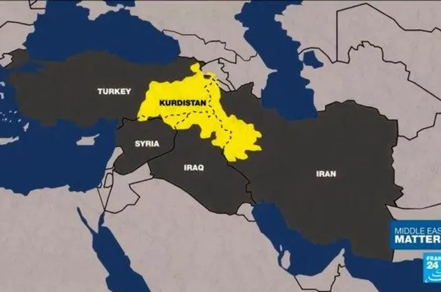 PKK Paris sokaklarını yaktı Fransızlar yine akıllanmadı! Skandal Türkiye haritası