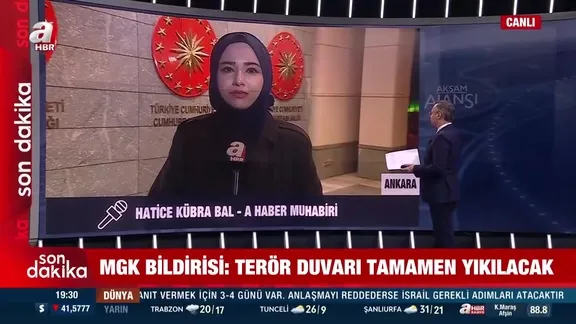 MGK bildirisi: Terör duvarı tamamen yıkılacak