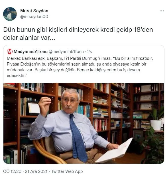 iyi-partili-durmus-yilmaz-turk-lirasinin-deger-kazanmasindan-rahatsiz-oldu-skandal-dolar-aciklamasi-1640039698703.jpg İYİ Partili Durmuş Yılmaz Türk Lirası'nın değer kazanmasını hazmedemedi! Vatandaş Yılmaz'ın sözlerine itibar etmedi-5