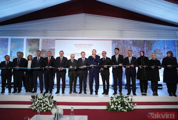 Başkan Recep Tayyip Erdoğan 'Selahattin Kara Resim Sergisi'nin açılışına katıldı - 4