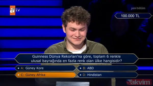 YKS 650'ncisi Efekan Değerli Kim Milyoner Olmak İster'de 500 Bin TL'lik soruyu açtı - 2