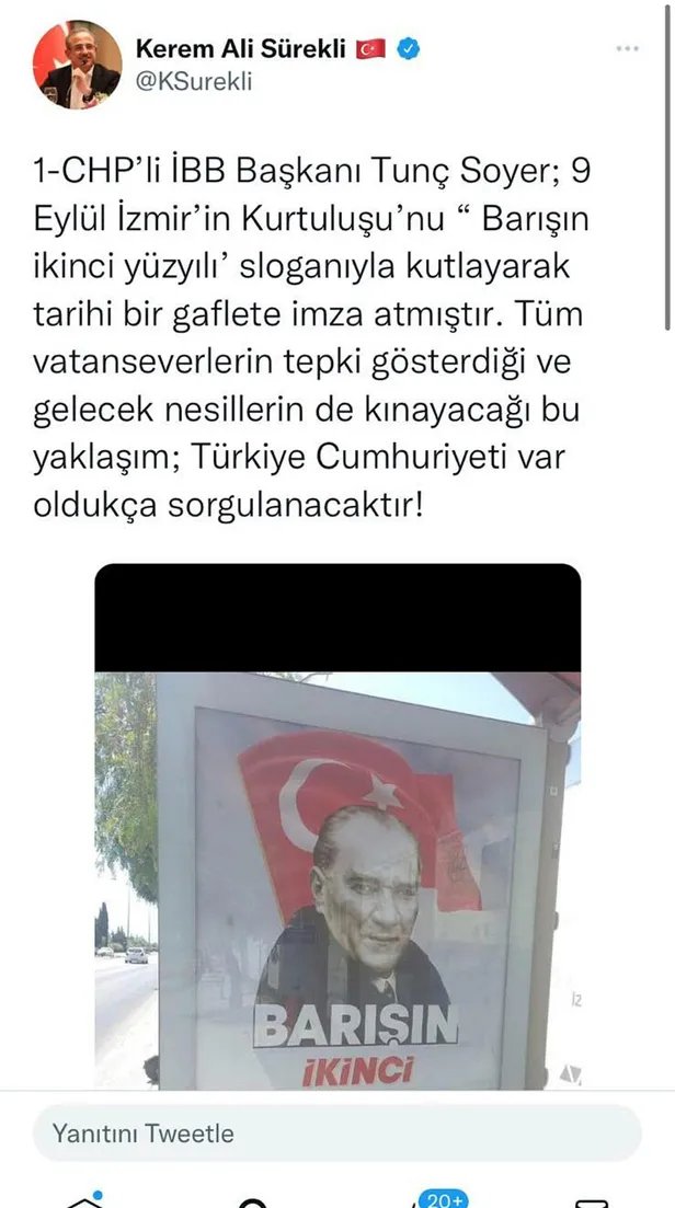 9-eylul-izmirin-kurtulusu-ile-ilgili-skandal-afise-ak-partiden-sert-tepki-sehit-ve-gazilerimizin-kemiklerini-s-1661200141129.jpg 9 Eylül İzmir'in kurtuluşu ile ilgili skandal afişe AK Parti'den sert tepki: Şehit ve gazilerimizin kemiklerini sızlatmıştır-3