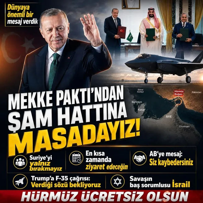 Başkan Erdoğan Al Jazeera’ya konuştu: En yakın zamanda Şam’a ziyaret! Mekke Anlaşması ile ne mesaj verildi? Trump’a F-35 çağrısı