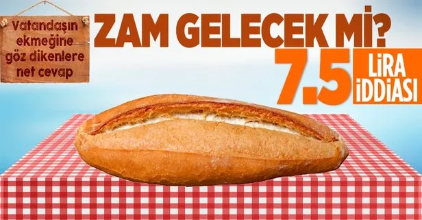 İstanbul’da ekmeğe zam iddiası! Türkiye Fırıncılar Başkanı Halil İbrahim Balcı: Gerçek dışıdır