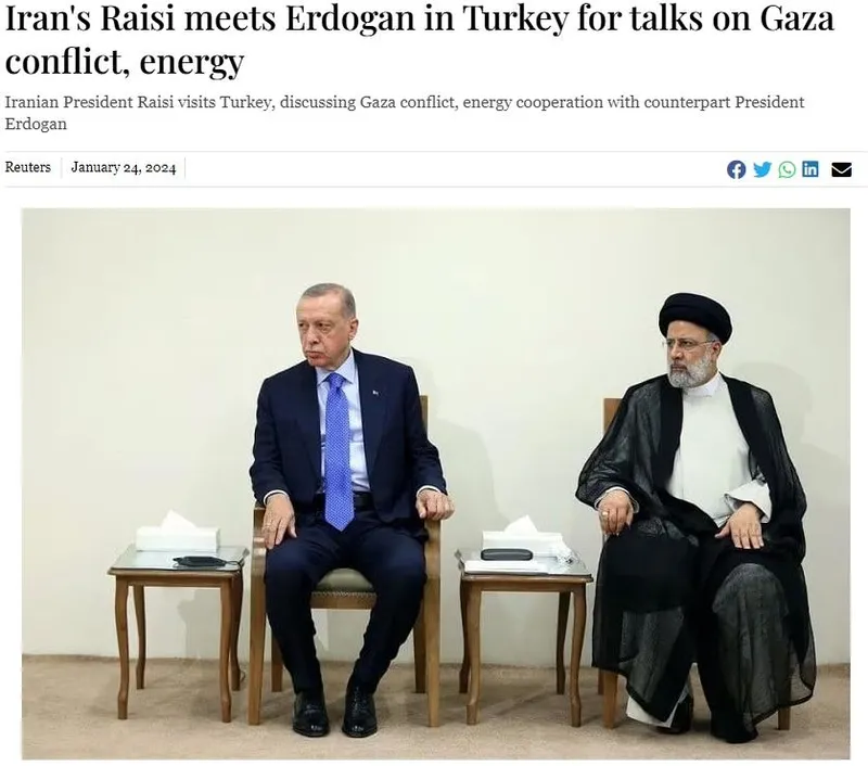 Başkan Erdoğan-Reisi görüşmesi dünya basınında! Gündem Gazze: Orta Doğu için istikrar sözü-6