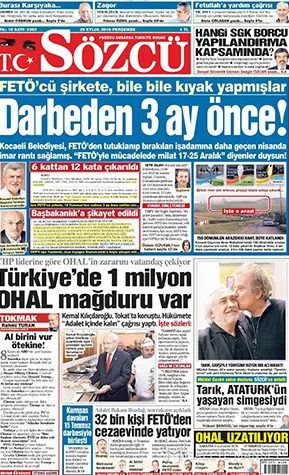 FETÖ'nün Sözcü'sünden yeni algı operasyonu-1
