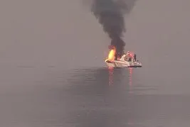 Tuzla’da korkunç anlar! Tekneler alev alev yandı