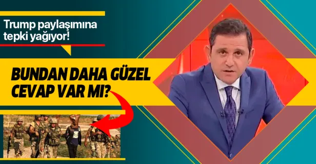 Fatih Portakal'ın Trump paylaşımına sosyal medyadan tepki yağdı!