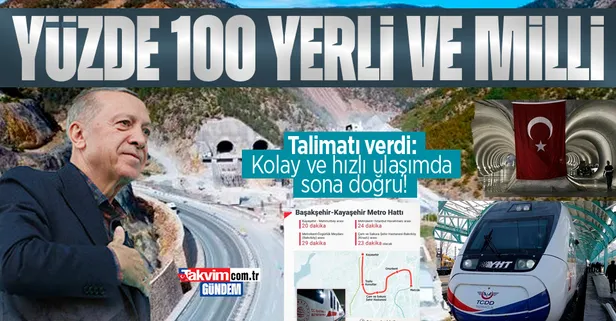 Başkan Recep Tayyip Erdoğan "Bitirin" dedi! Mega projeler için çalışmalar hızlandı