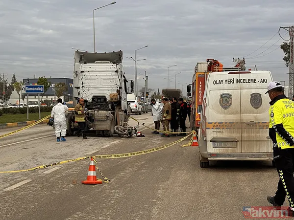 Hatay'da feci kaza: TIR ile motosiklet çarpıştı anne ve bebeği öldü! - 6