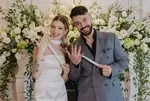 Survivor şampiyonu Hilmi Cem İntepe Pırıl Atasev ile evlendi! Gelin almada karşılıklı oynadılar
