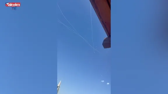 İşte İran'ın Hayfa'ya attığı füzeler