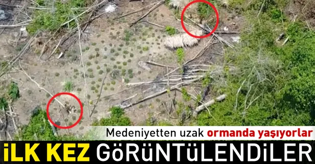 Amazon'da ilkel kabile görüntülendi