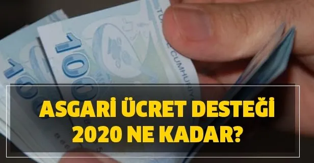 2020 yılı asgari ücret desteği şartları nedir?